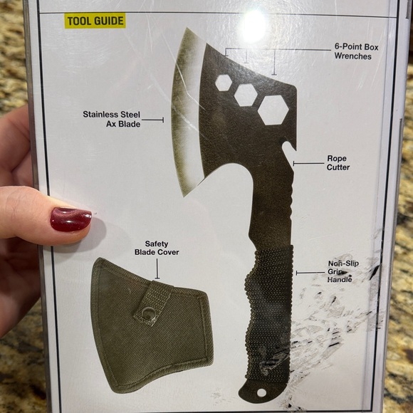 NEW IN BOX Protocol 5-in-1 Ax/Wrench Multi Tool - Black - Picture 11 of 12